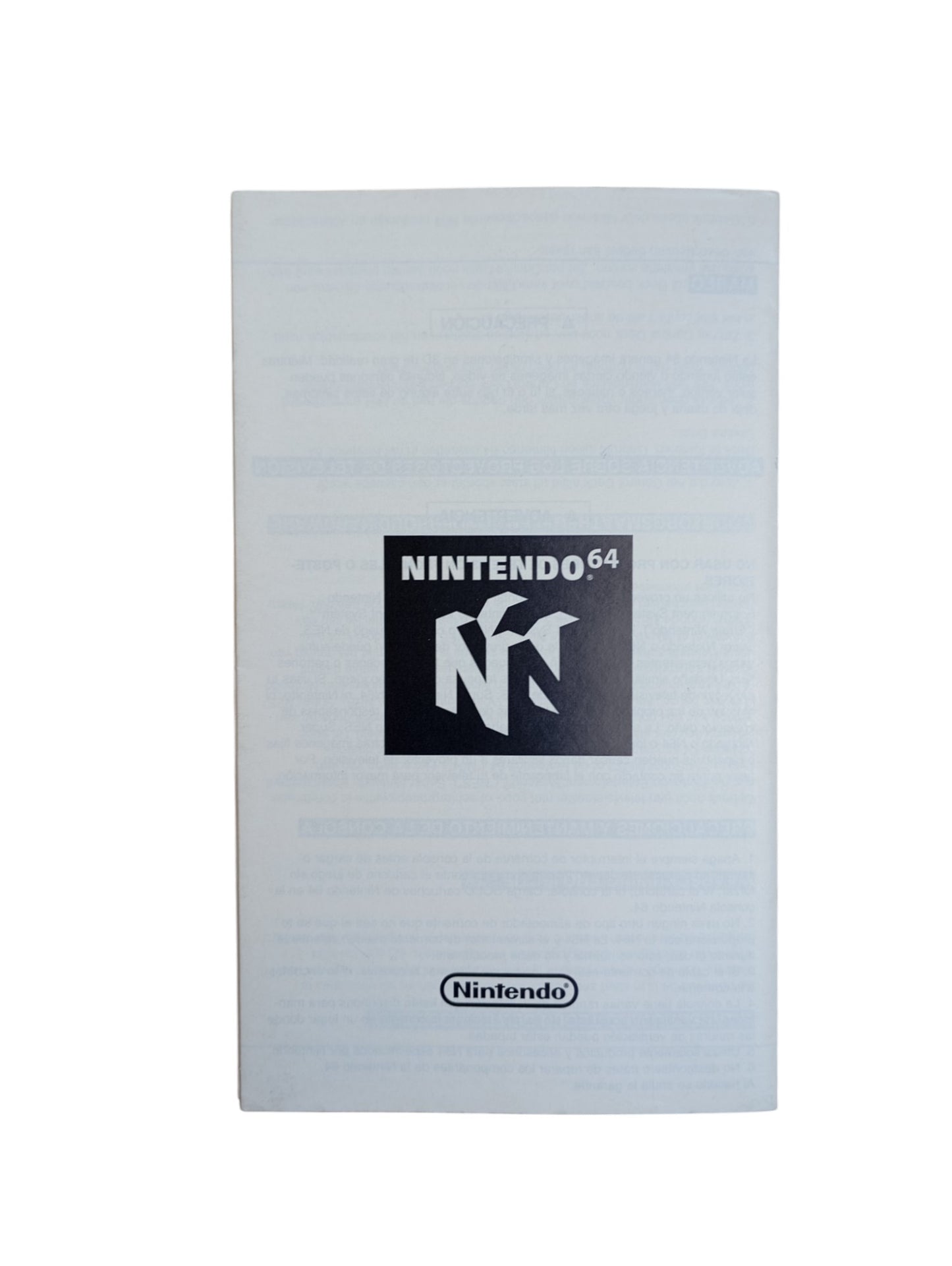 Notice de sécurite Nintendo 64 (NUS-EUR-3)