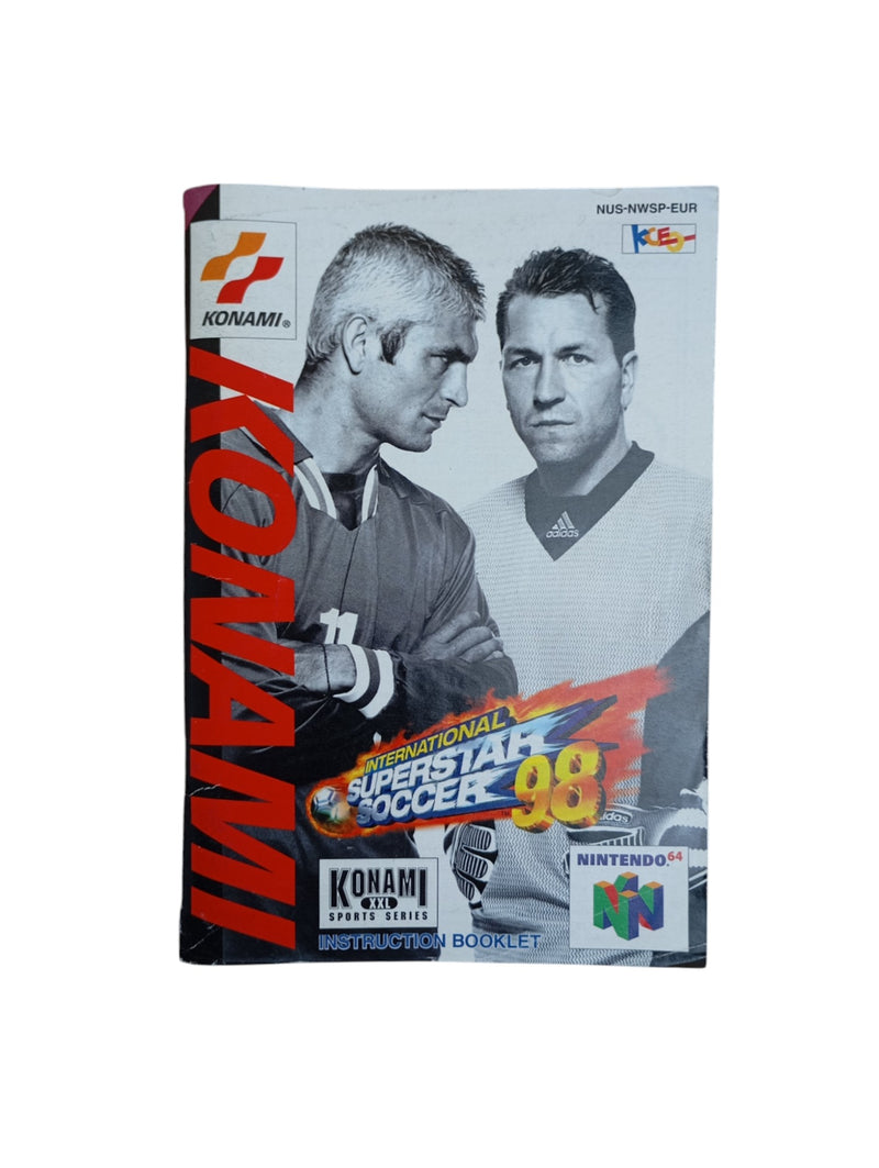 Notice Nintendo 64 : International Superstar Soccer 98 - ISS 98
