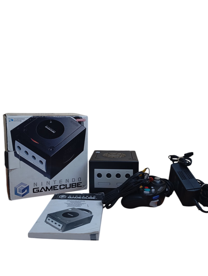 Console Noire Gamecube en boîte