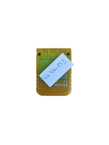 Carte mémoire Jaune Playstation 1 (PS1)