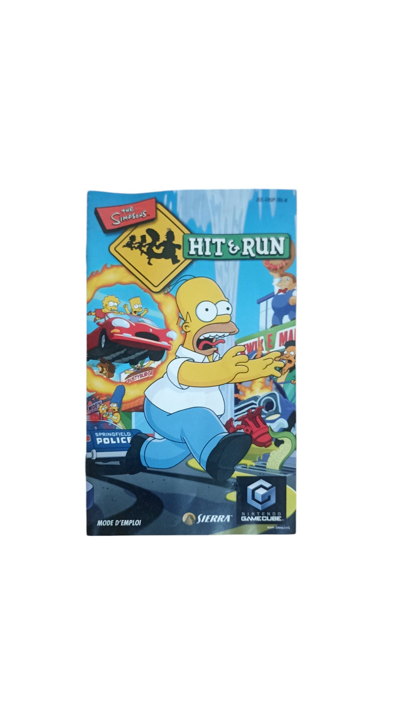 Notice The Simpsons : Hit & Run GameCube
