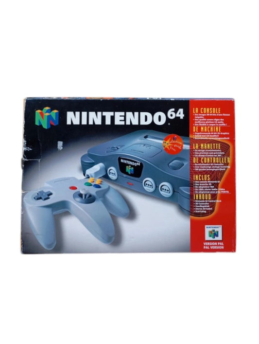 Console Nintendo 64 en boîte