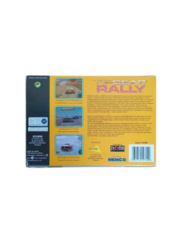 Top Gear Rally 64 en boîte FRA