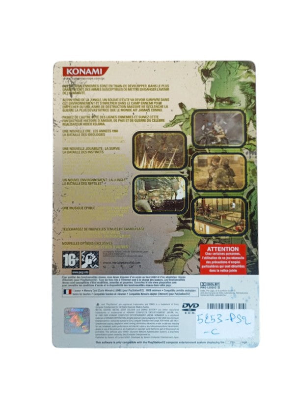 Metal Gear Solid 3 : Snake Eater Playstation 2 (PS2)