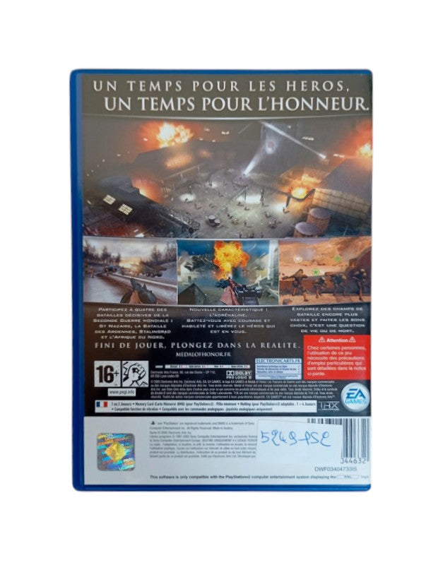 Medal Of Honor : Les Faucons de Guerre Playstation 2 (PS2)