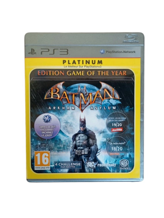 Batman Arkham Asylum Version Platinum Playstation 3 (PS3)