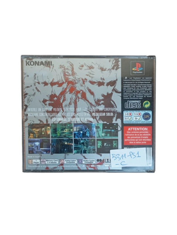 Metal Gear Solid Tactical Espionage Action Playstation 1 (PS1)