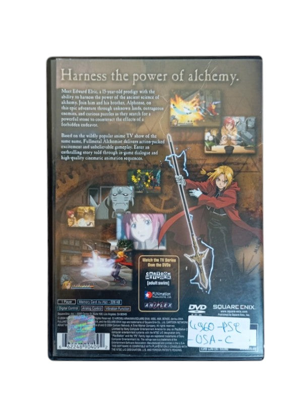 FullMetal Alchemist and the Broken Angel Playstation 2 (PS2) USA