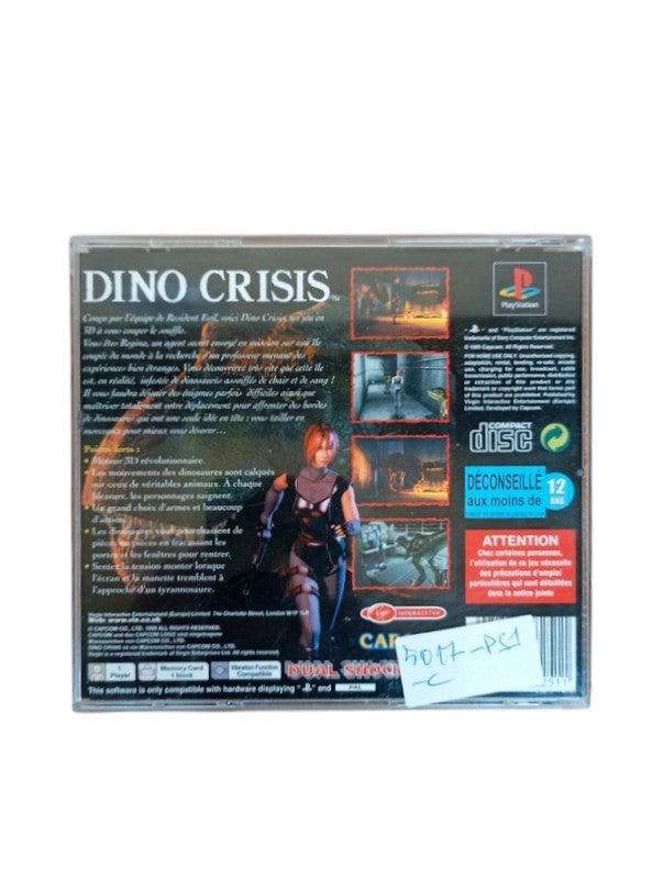 Dino Crisis – PlayStation 1 (PS1) – complet en boîte avec notice