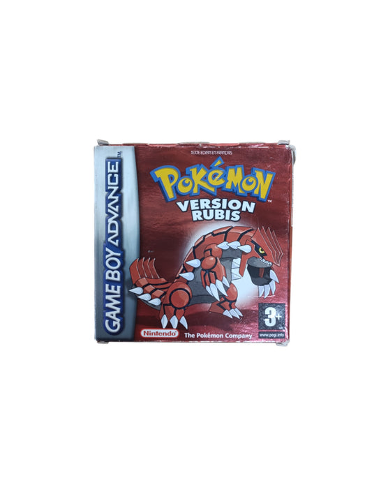 Pokémon Rubis en boîte FRA