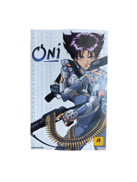 Notice Oni Playstation 2 (PS2)