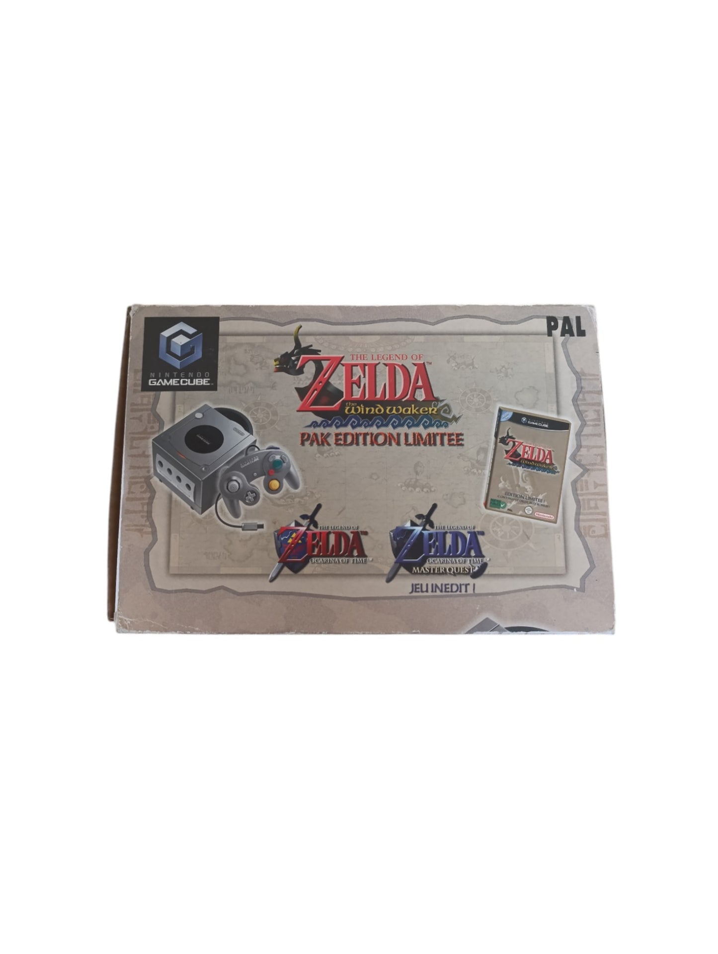 Pack Zelda Wind Waker Edition Limitee GameCube Complet