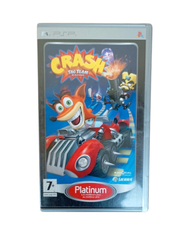 Crash Tag Team Racing Playstation Portable Version Platinum (PSP)