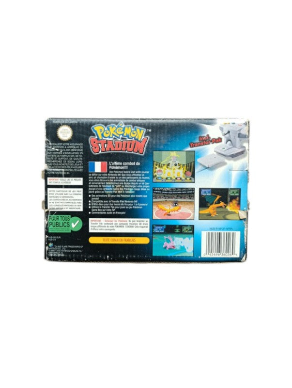 Pokémon Stadium en boîte Complet FRA