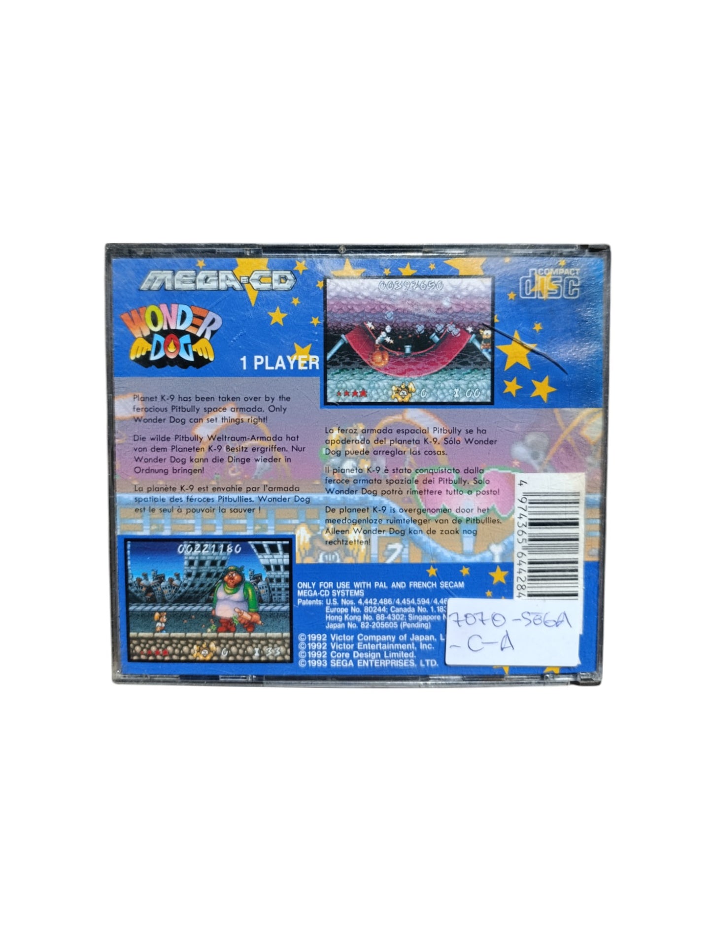 Wonder Dog Mega CD