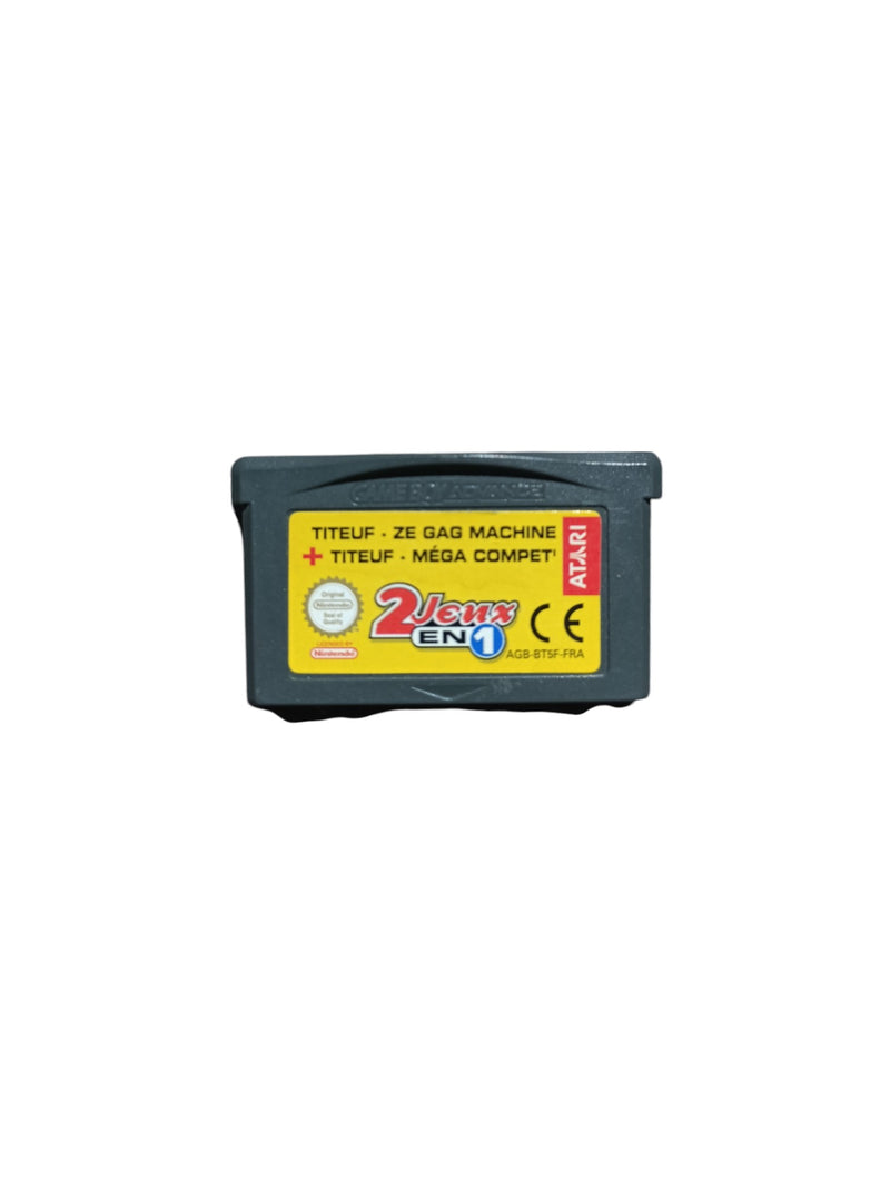 Compilation Titeuf 2 jeux en 1 (Titeuf : Ze Gag Machine + Titeuf : Méga Compet') - Game Boy Advance (GBA)