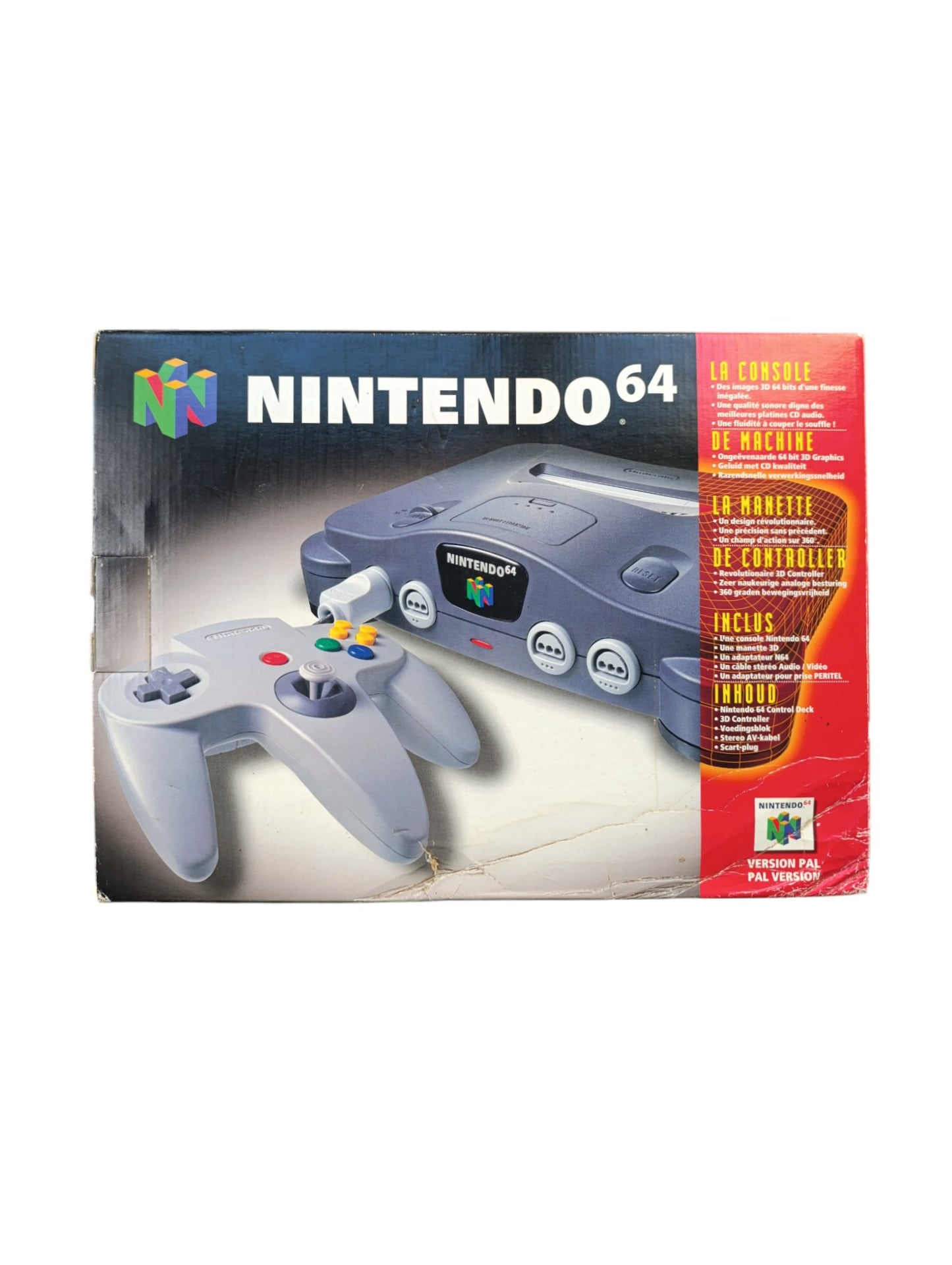Pack Console Nintendo 64 en boîte FRA