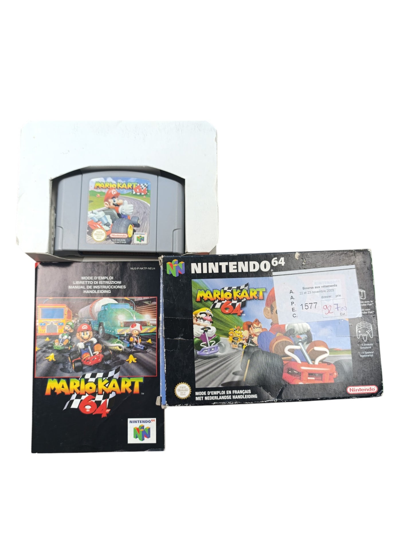 Mario Kart 64 en boîte FRA Complet