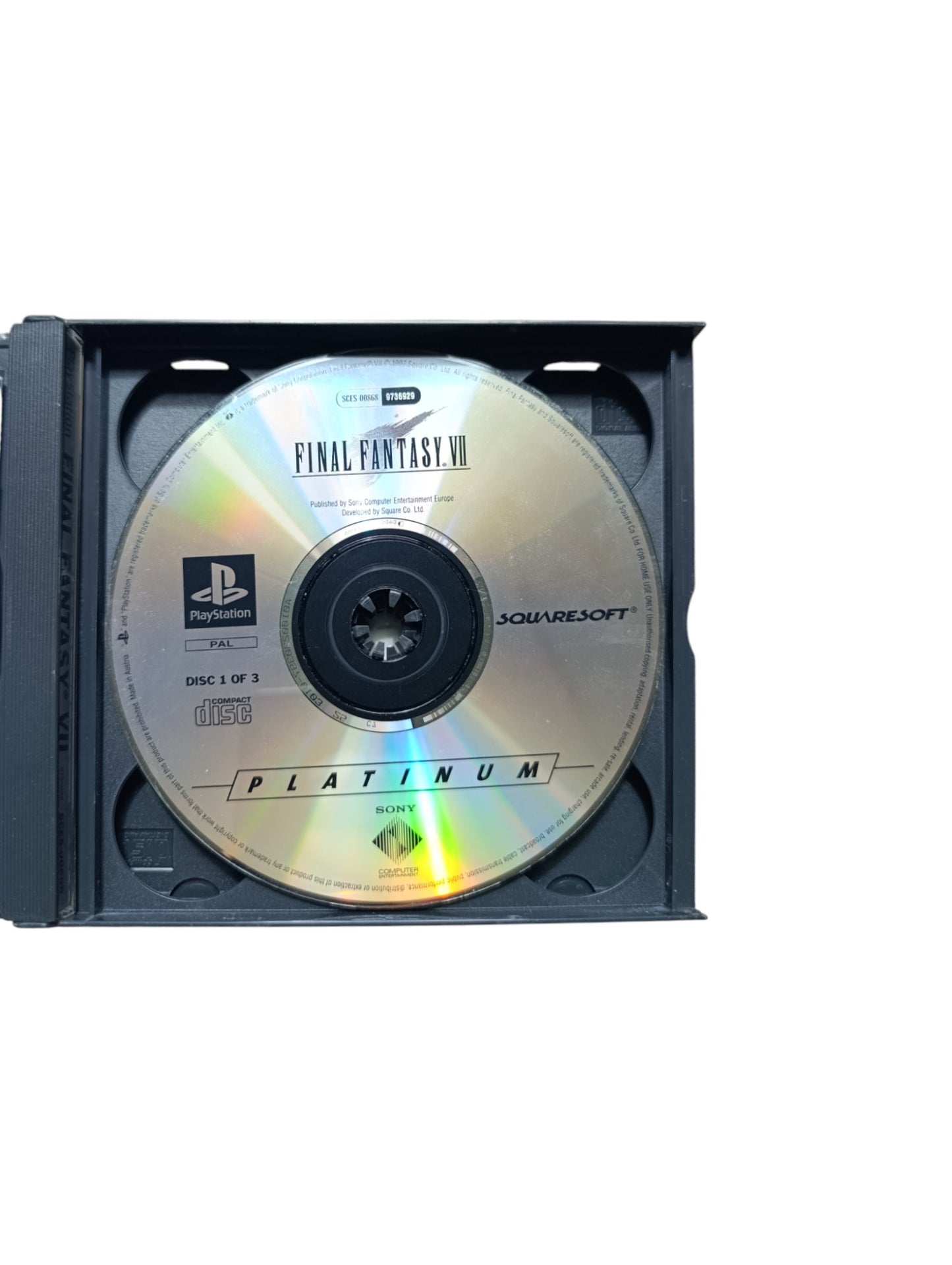 Final Fantasy VII Version Platinum Playstation 1 (PS1)