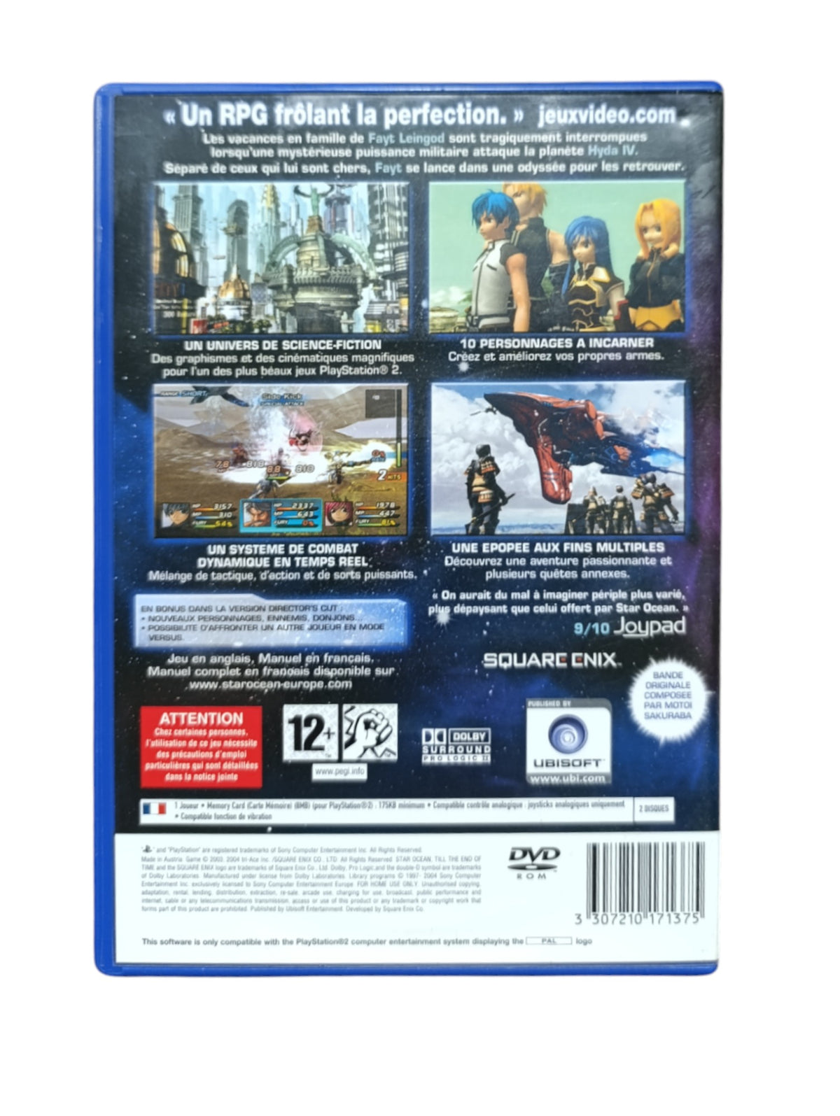 Star Ocean : Till the End of Time Playstation 2 (PS2)