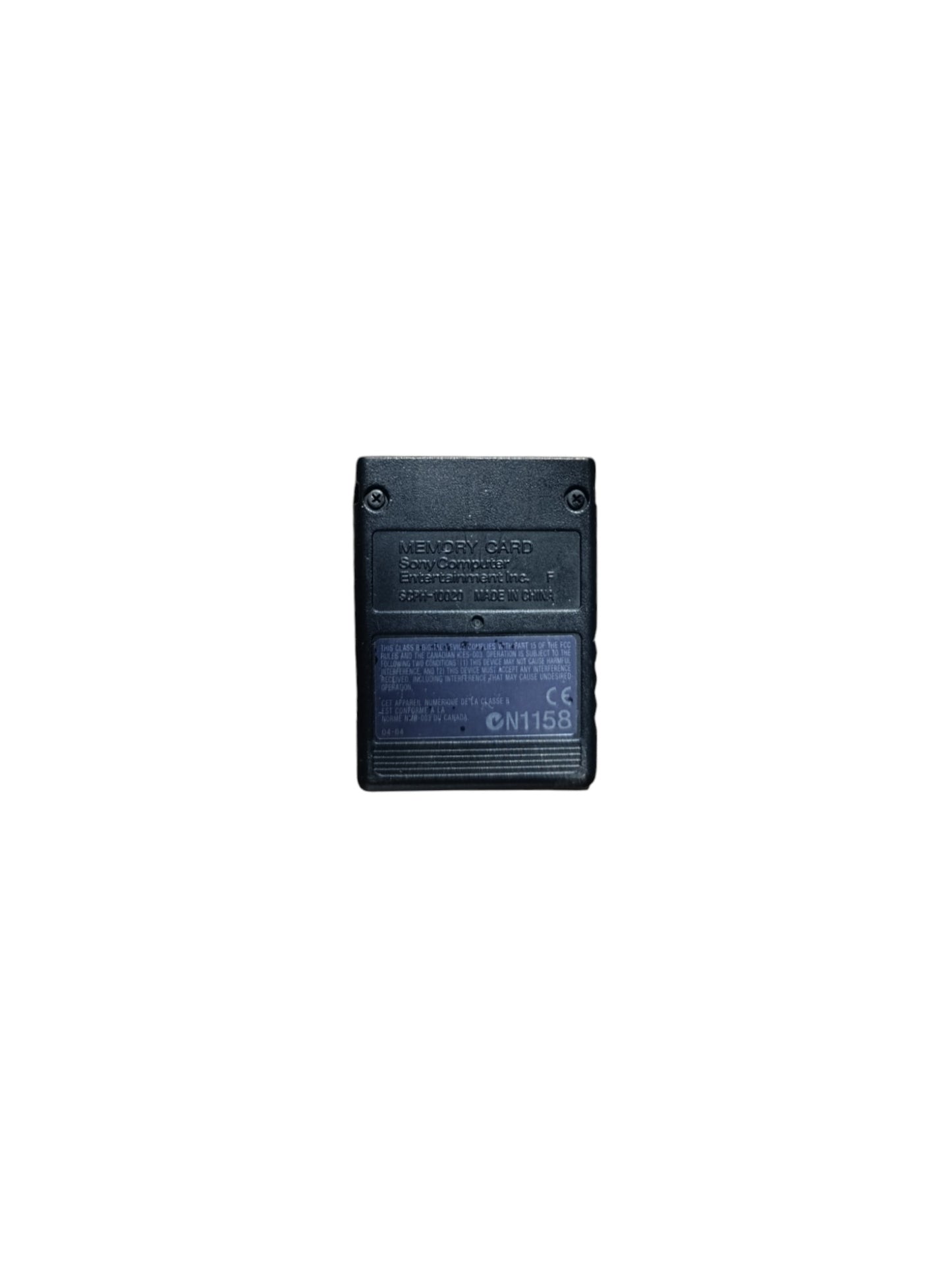Carte mémoire Noire 8MB Playstation 2 (PS2)