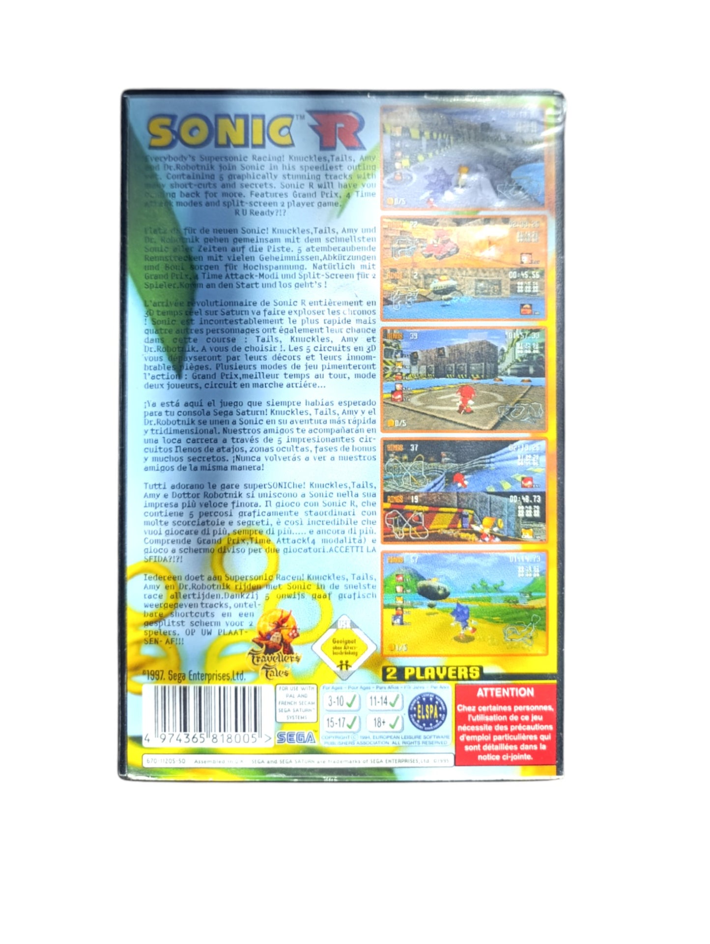 Sonic R Sega Saturn