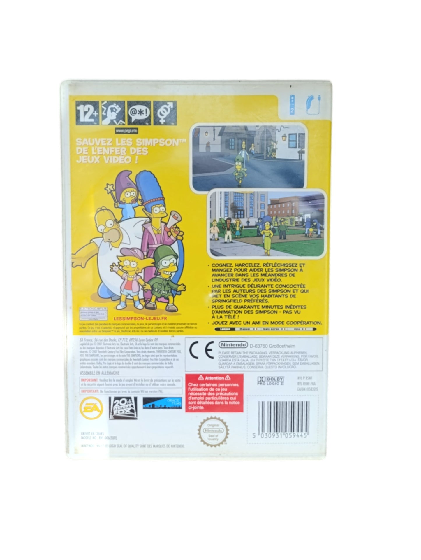 Les Simpson le Jeu Wii