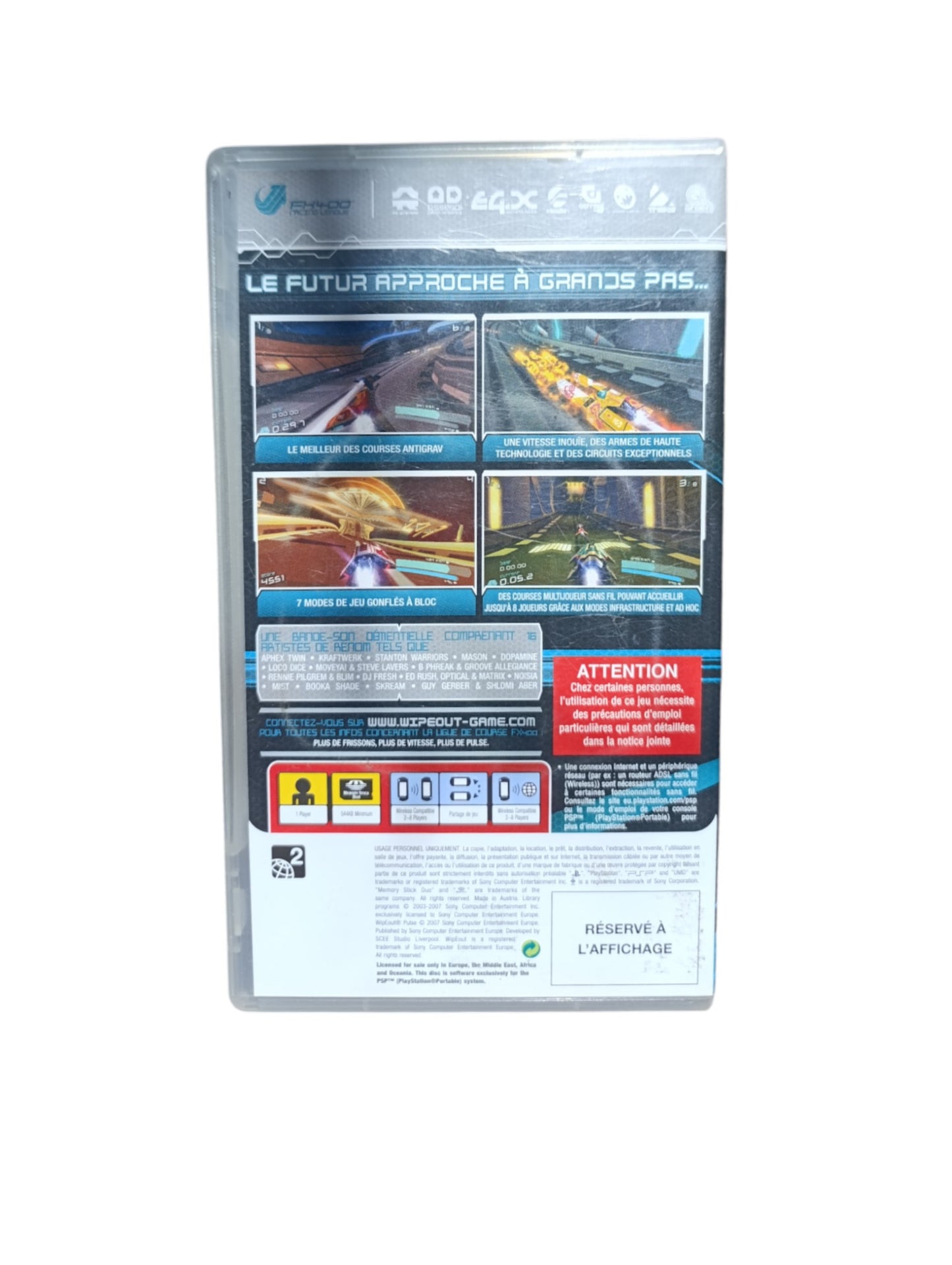 WipEout Pulse – PlayStation Portable (PSP)