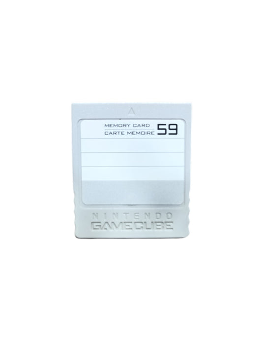 Carte Mémoire Grise GameCube  59 blocs