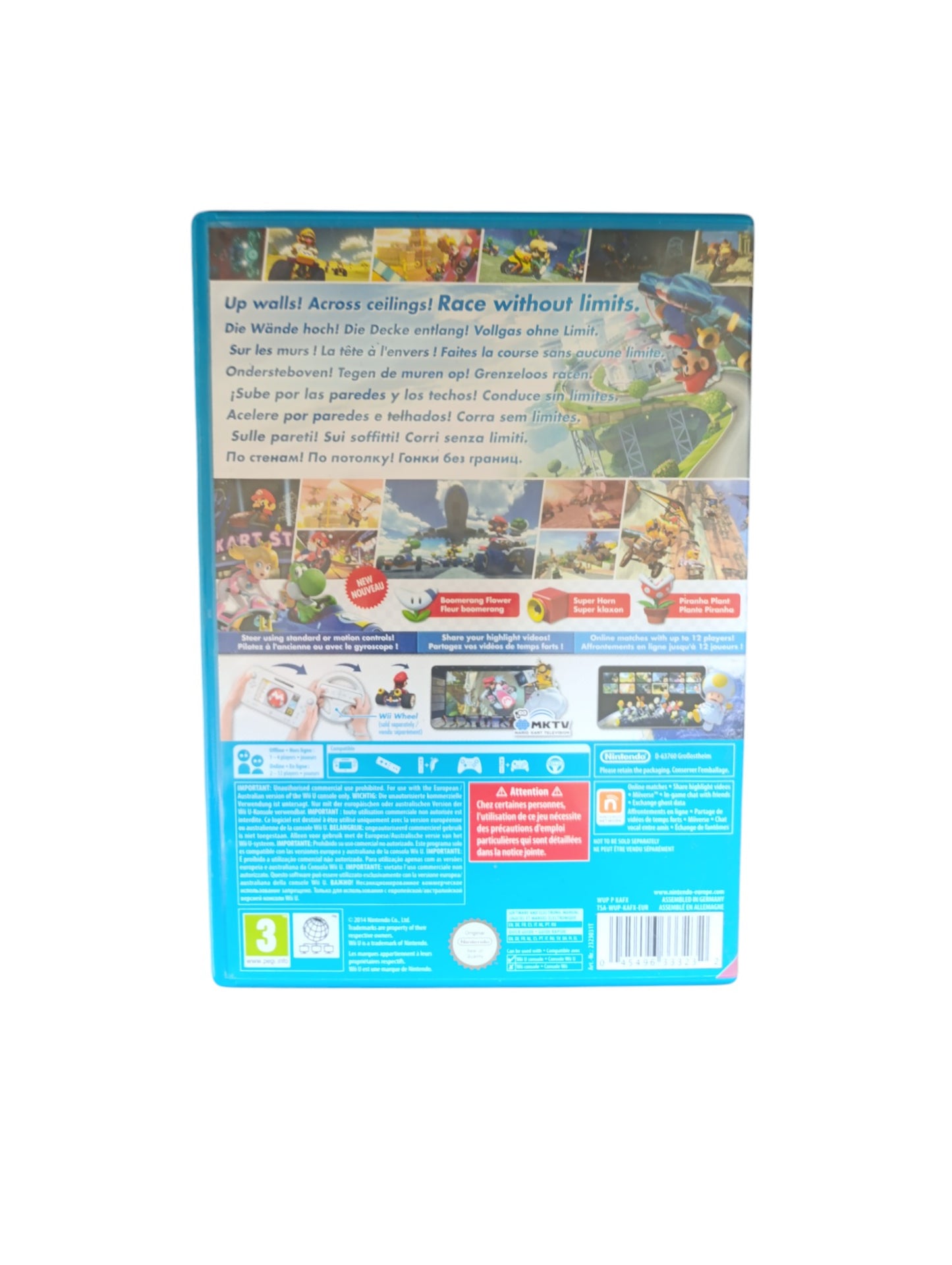 Console Nintendo Wii U – Pack Mario Kart 8 – Version PAL complète