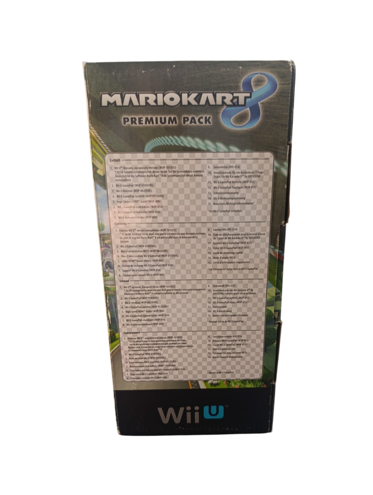 Console Nintendo Wii U – Pack Mario Kart 8 – Version PAL complète