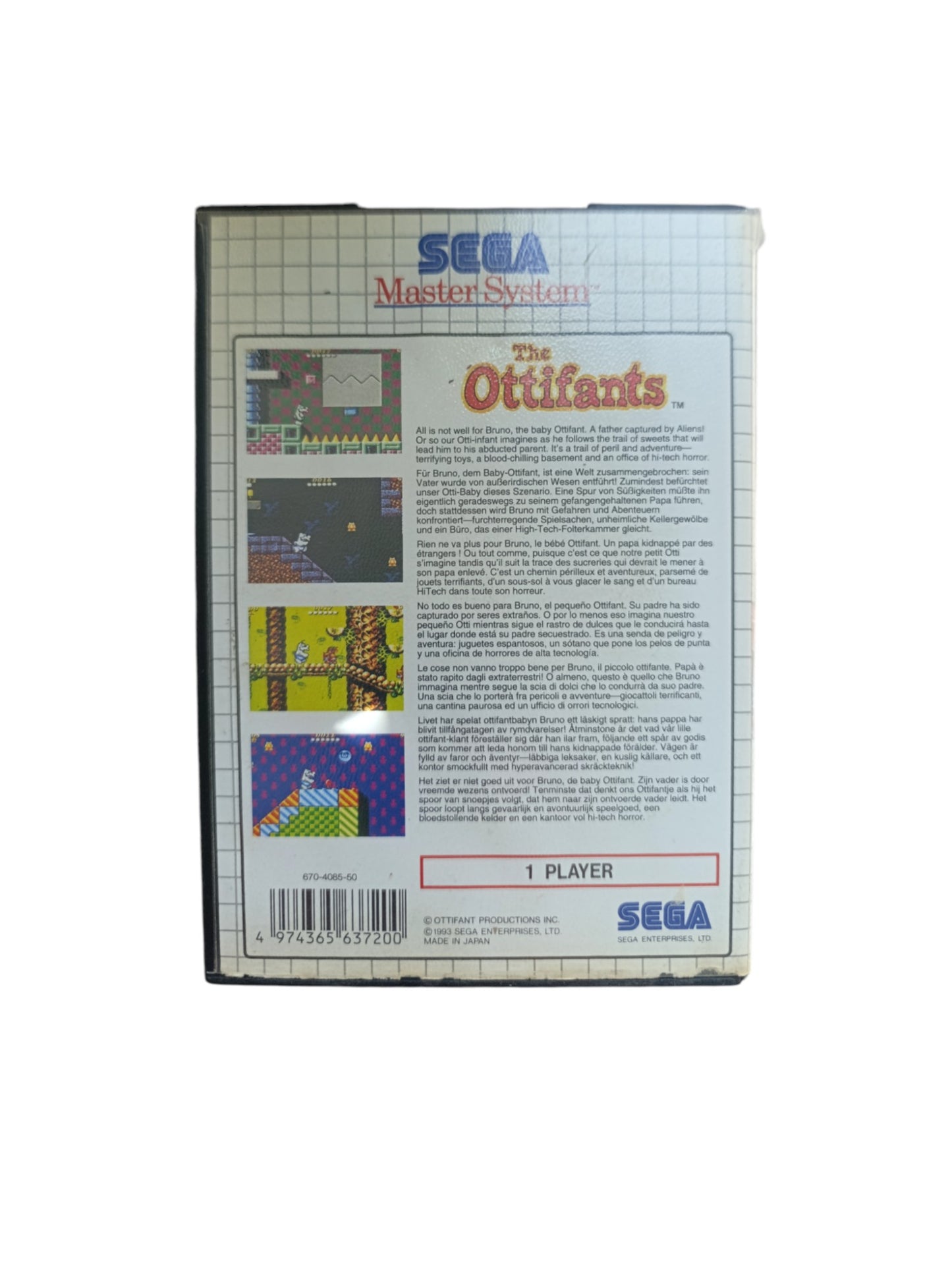 The Ottifants – Sega Master System – Version complète
