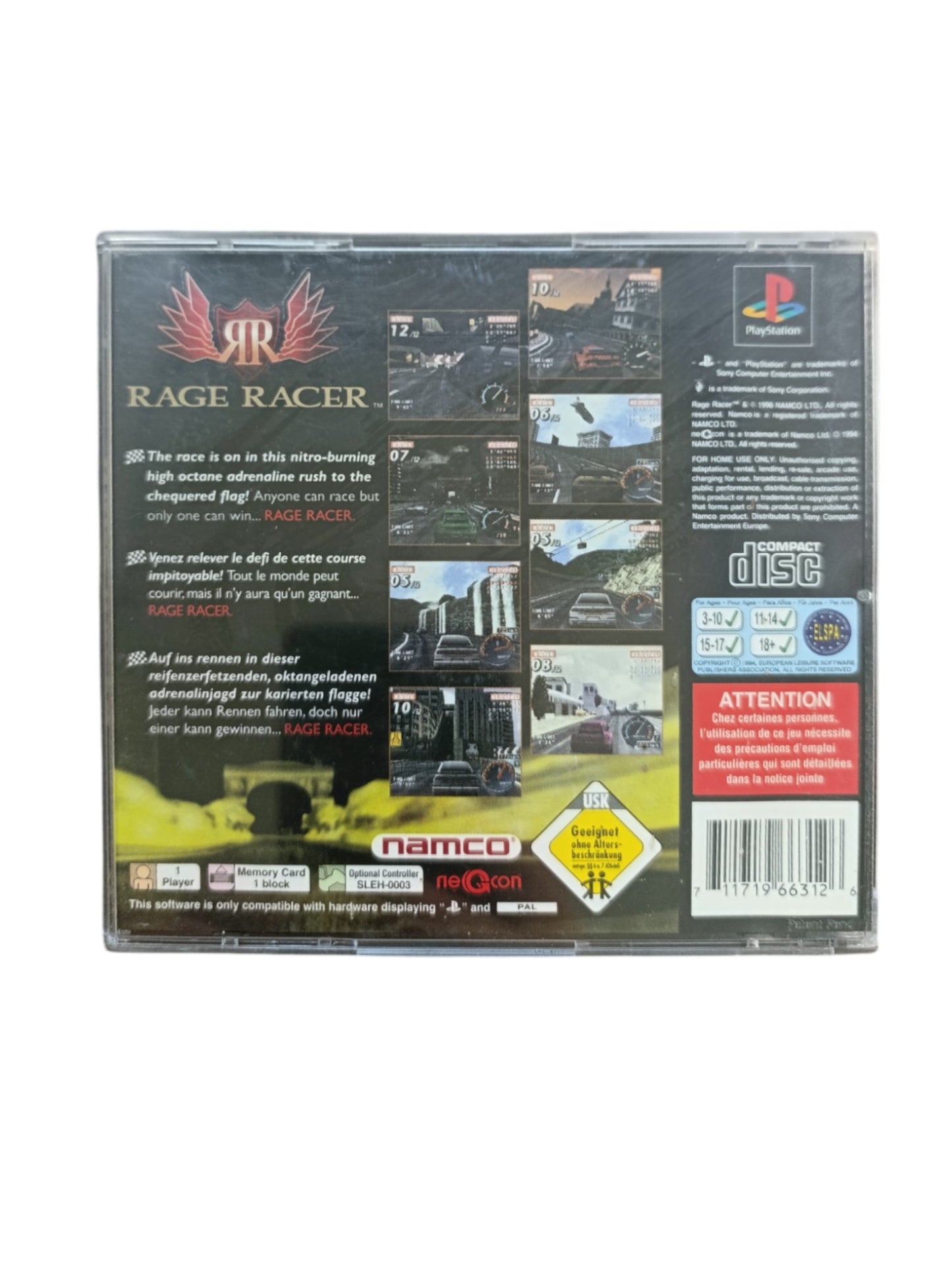 Race Rager Playstation 1 (PS1)
