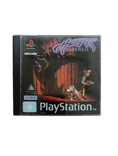 Carte Mémoire PS1 Non Officielle - Noire - Heart Of Darkness - Occasion