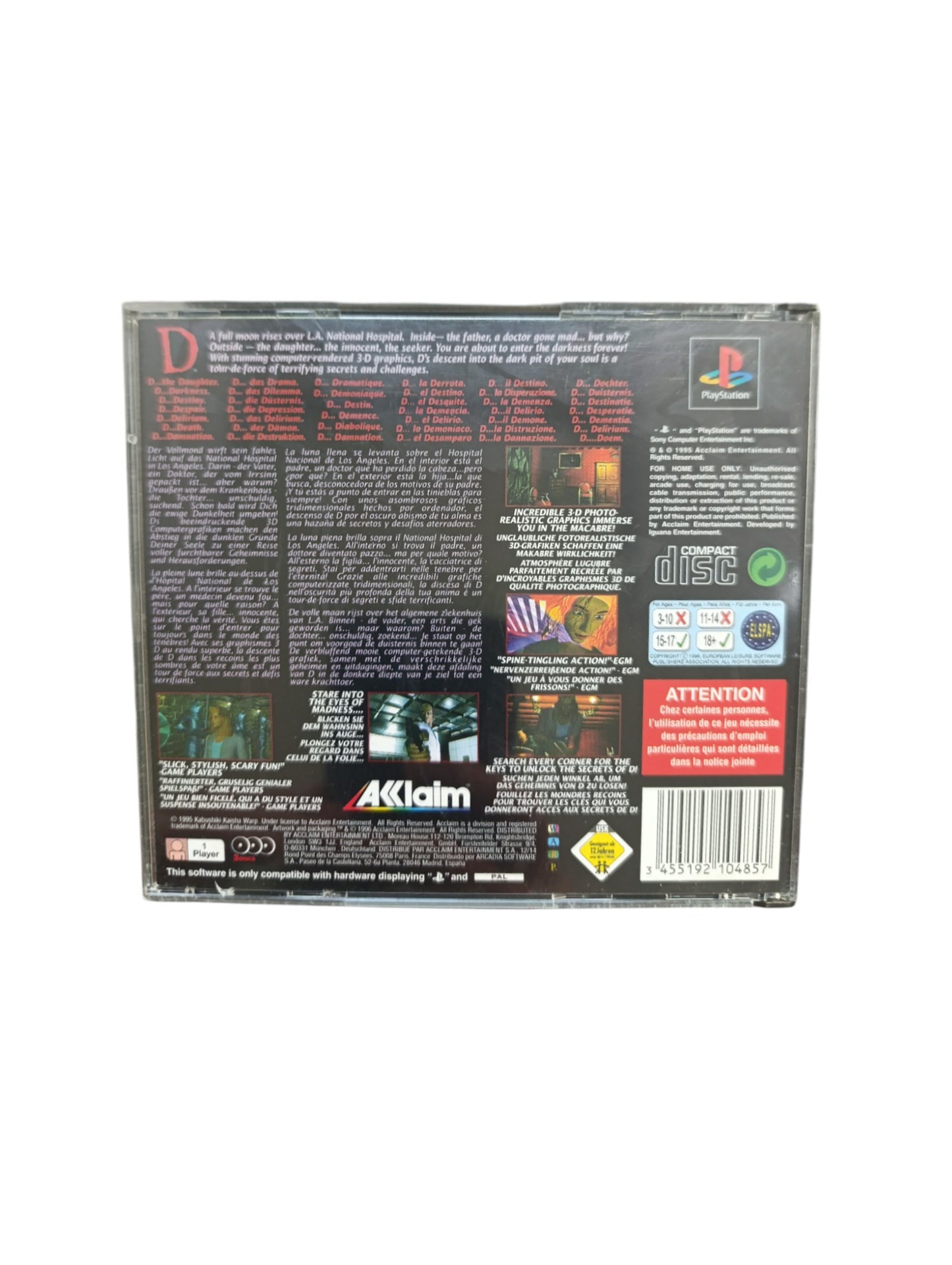 D Playstation 1 (PS)