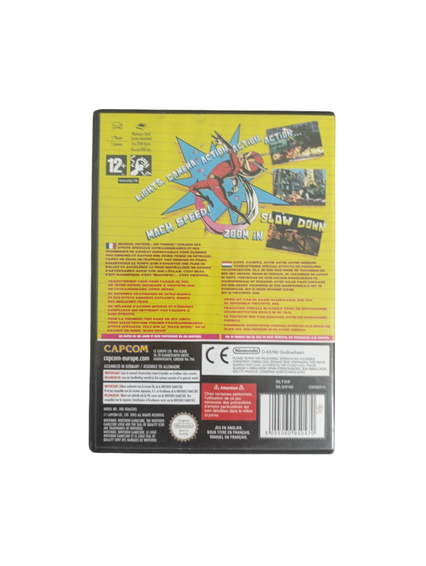 Viewtiful Joe (jaquette rose) GameCube