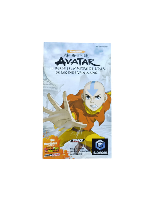 Notice Avatar Le Dernier Maitre de L'air GameCube FRA