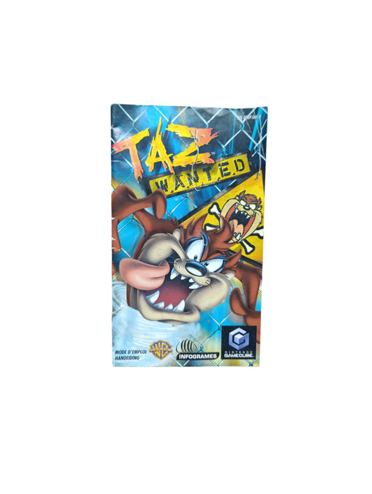 Notice Taz Wanted GameCube FRA