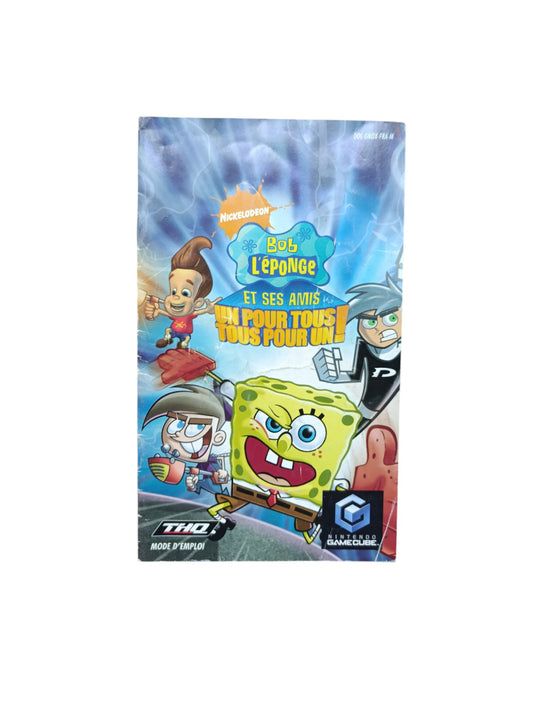 Notice Bob l'Eponge et ses Amis : Un pour Tous, Tous pour Un Gamecube FRA (Copie)