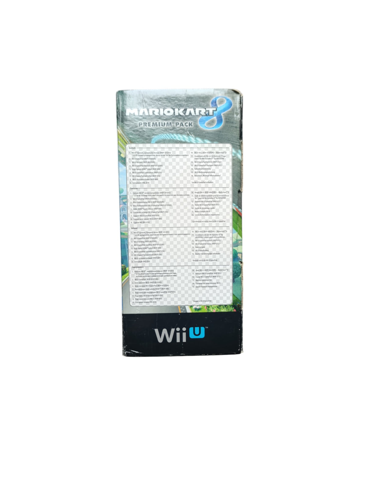 Console Nintendo Wii U – Pack Mario Kart 8 – Version PAL complète