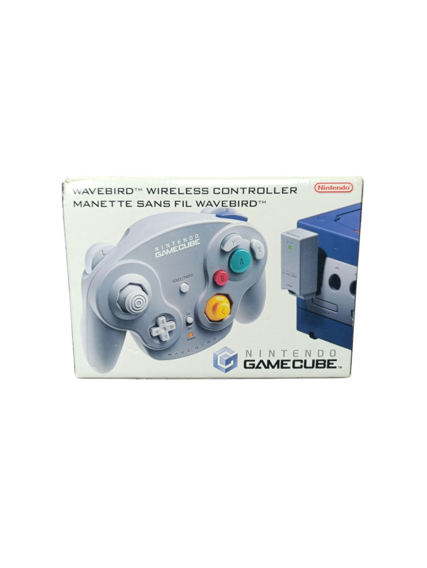 Manette Nintendo GameCube WaveBird – Officielle, complète en bon état