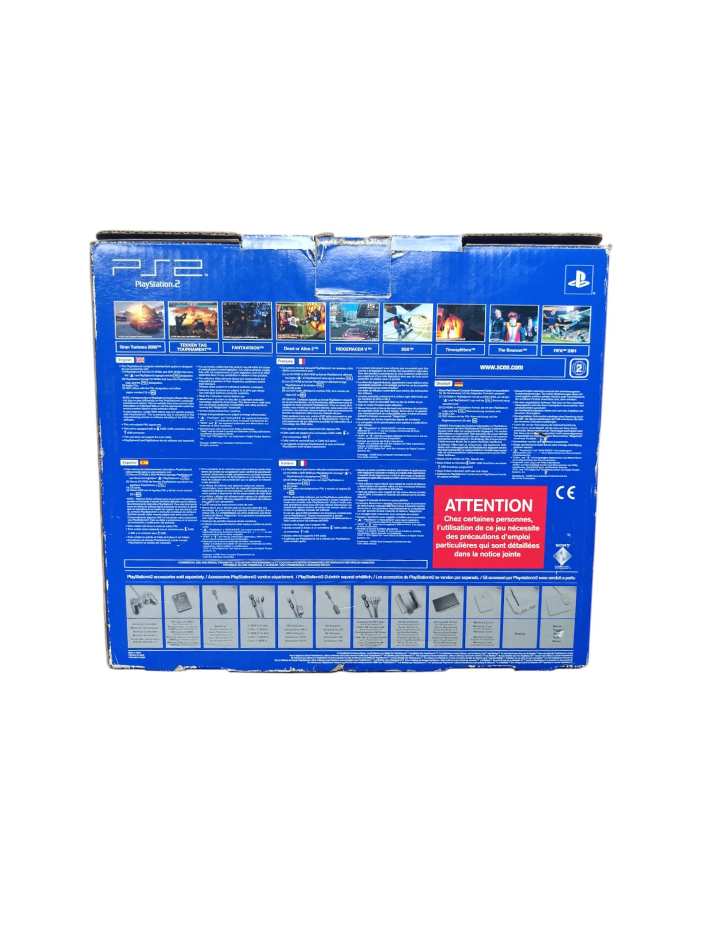 Console Sony PlayStation 2 – SCPH-30004 (complet, version française)