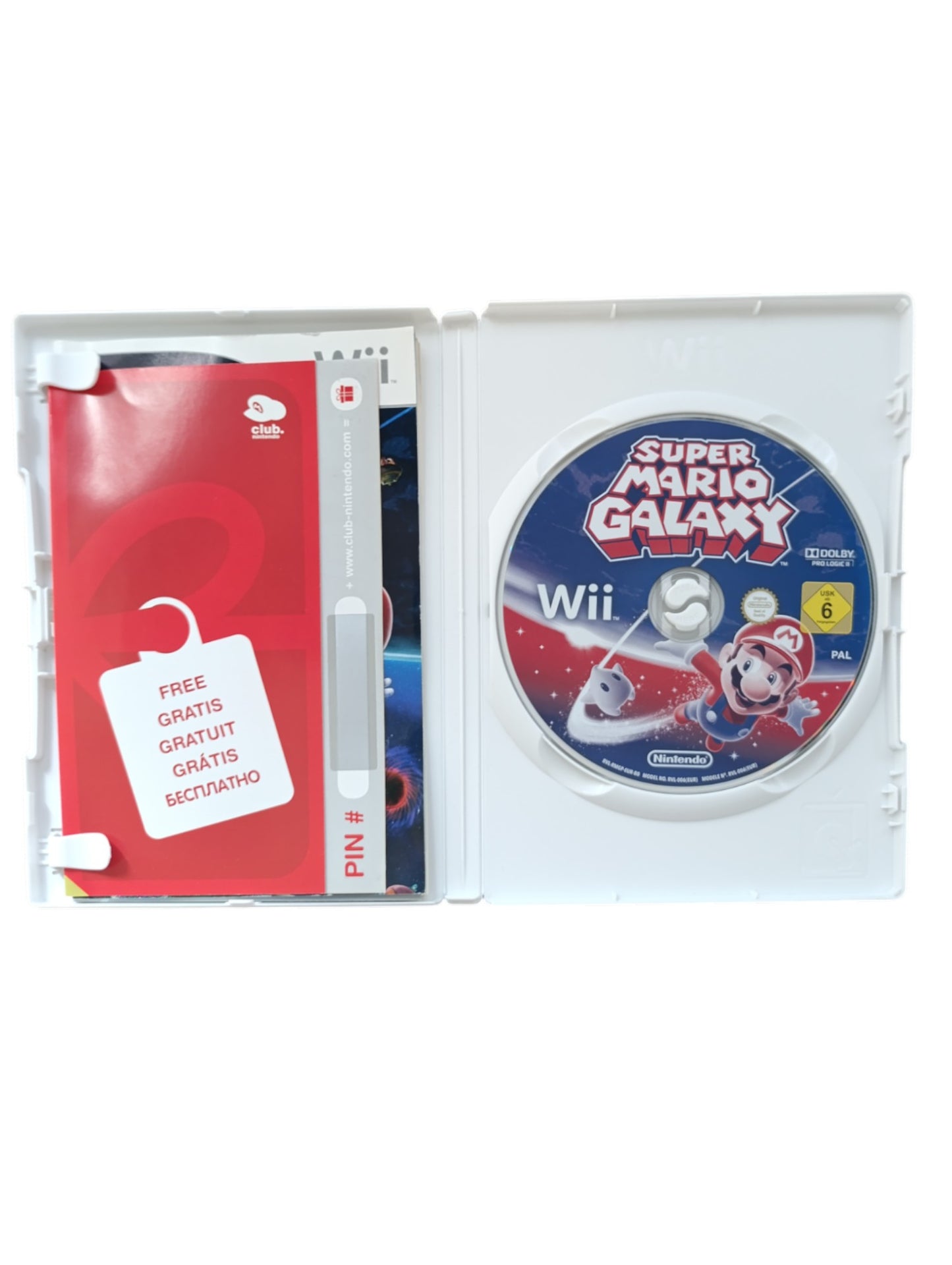 Super Mario Galaxy Nintendo Wii (Nintendo Selects, complet en boîte avec notice)