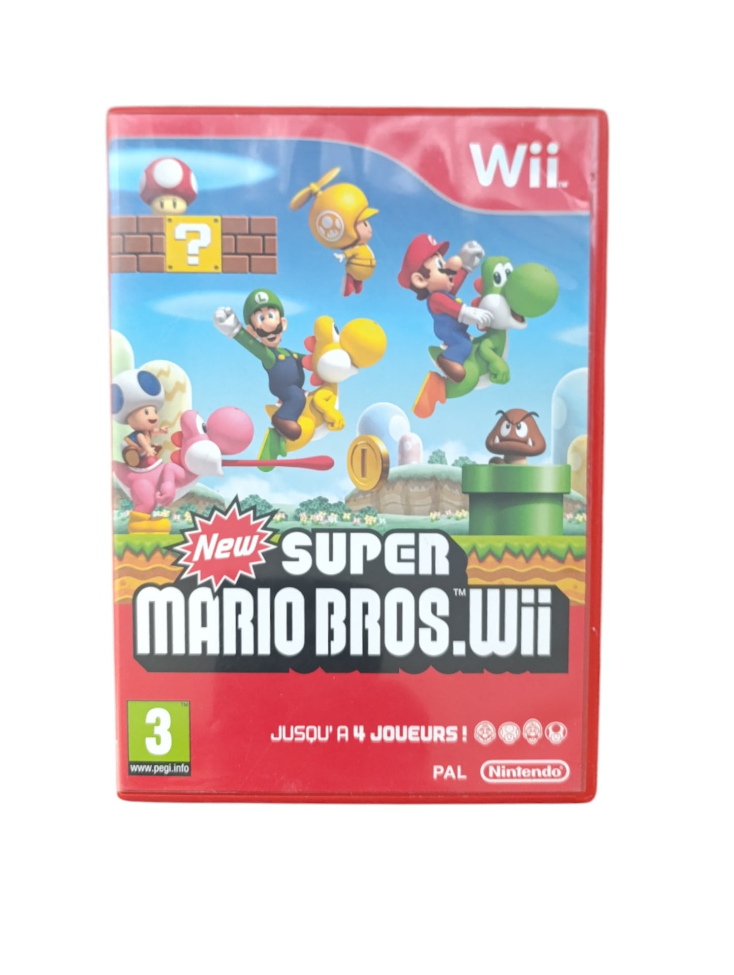 New Super Mario Bros. Wii – Nintendo Wii (complet en boîte avec notice)
