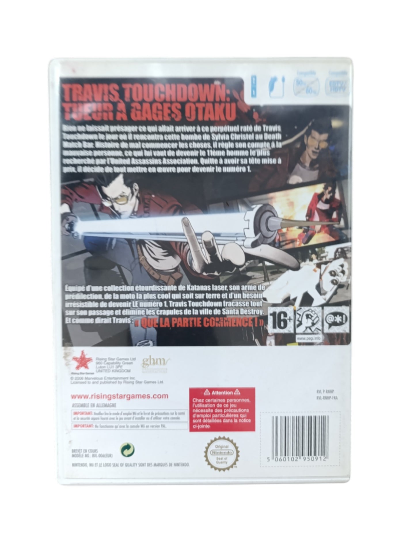 No More Heroes – Nintendo Wii (Complet)