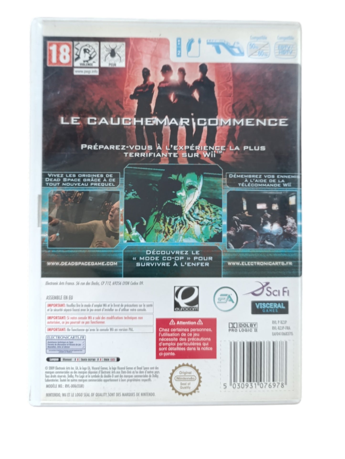 Dead Space Extraction – Nintendo Wii (Complet)