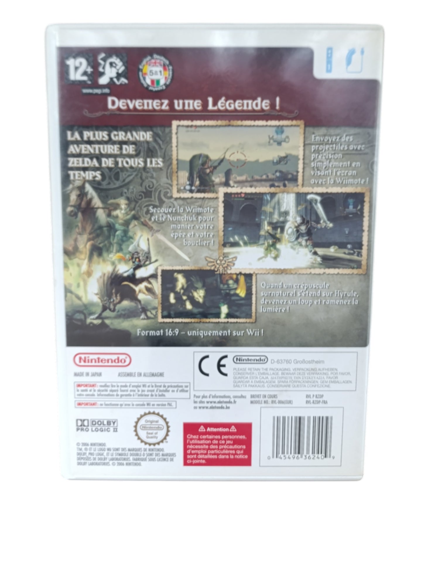 The Legend of Zelda: Twilight Princess – Nintendo Wii (Complet)