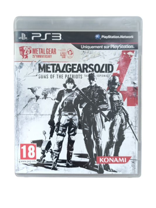 Metal Gear Solid 4: Guns of the Patriots – PlayStation 3 (Complet)