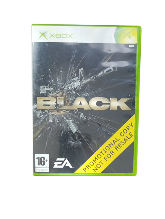 Black Xbox version promotionnelle rare EA FPS
