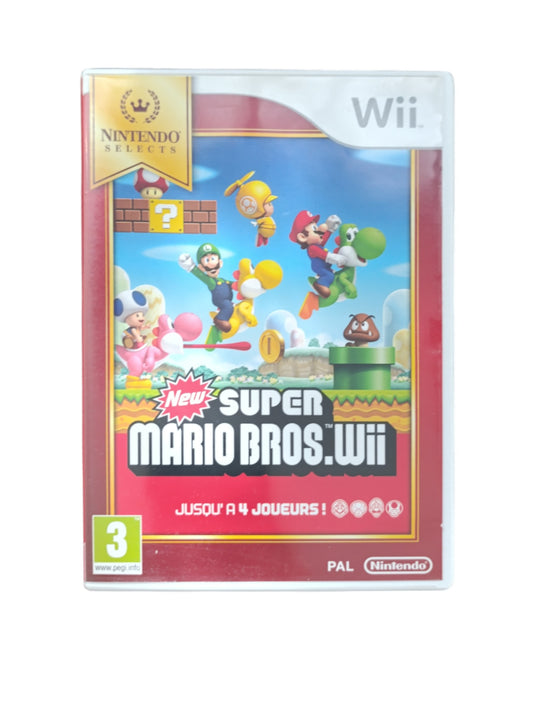 New Super Mario Bros. Wii Nintendo Selects complet avec boîte et notice